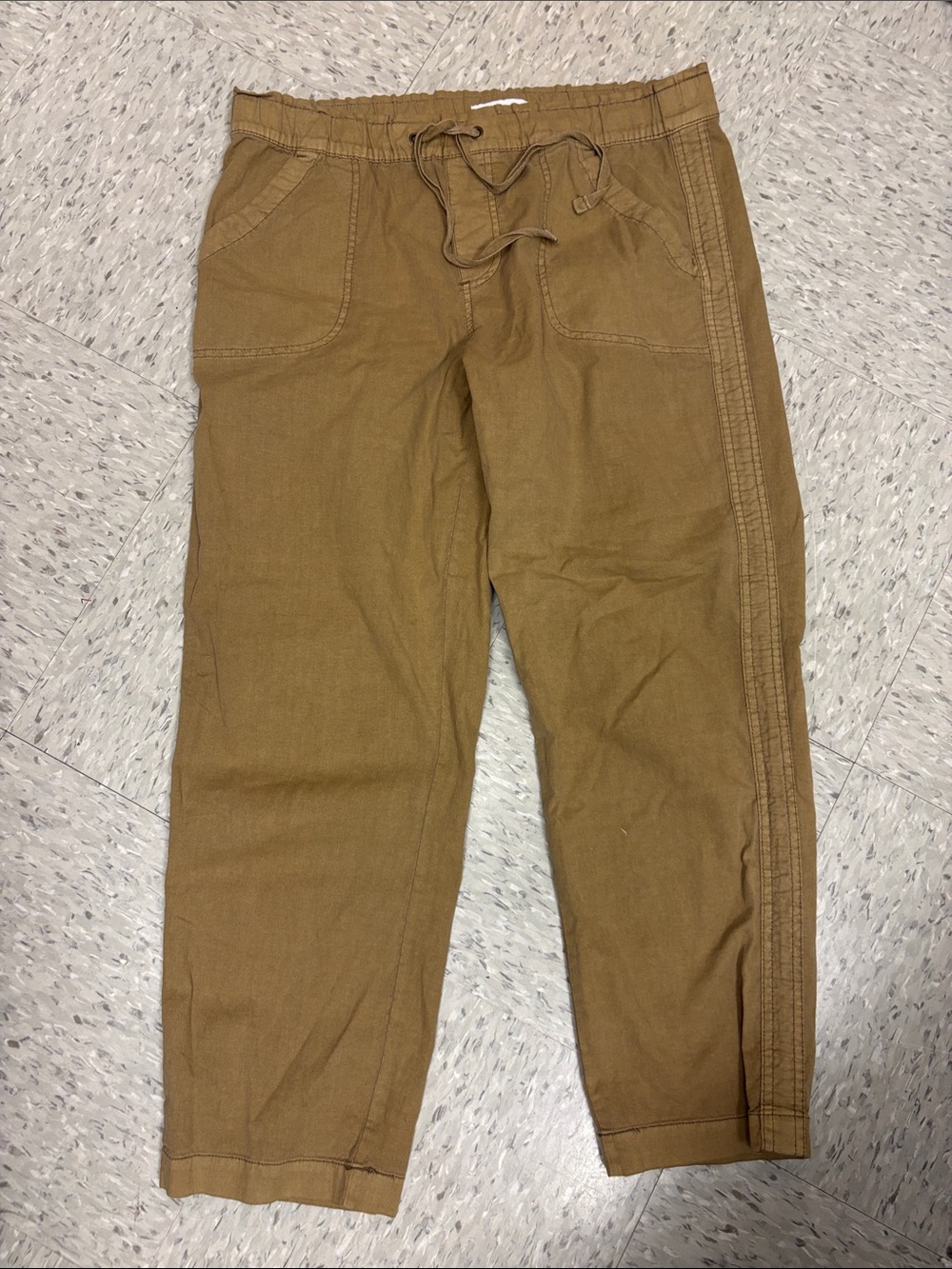 Women’s Casual Drawstring Pants in Brown
